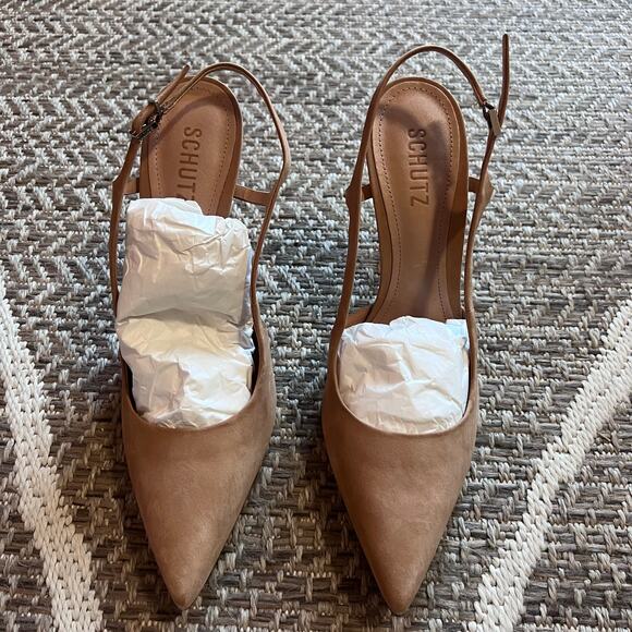 SCHUTZ Boris Slingback Heel Sz 11B - Picture 2 of 6